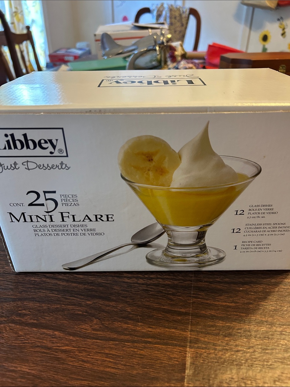 Libbey Clear Glass Mini Flare Dessert Bowls - Clear